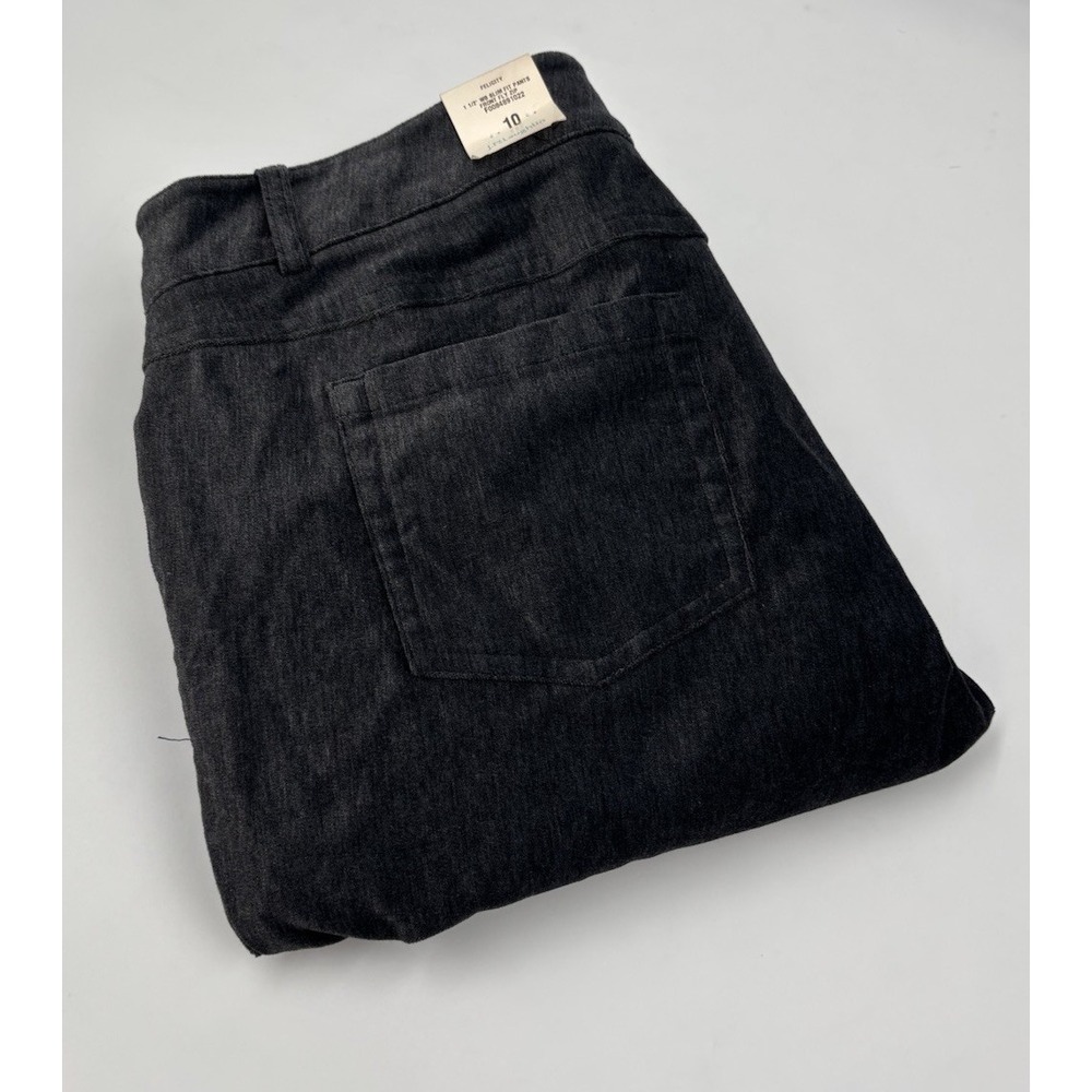 NWT J. McLaughlin Women's 10‎ Slim Fit Gray Felicity Cotton Pants